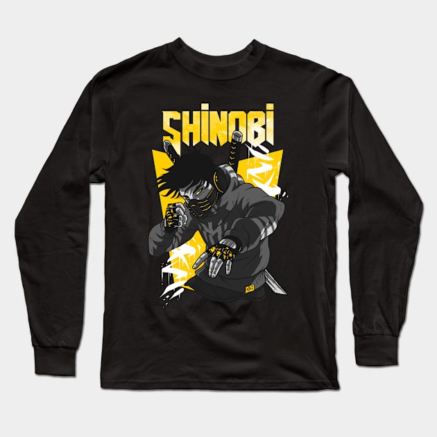 Shinobi warrior Long Sleeve T-Shirt by Genbu